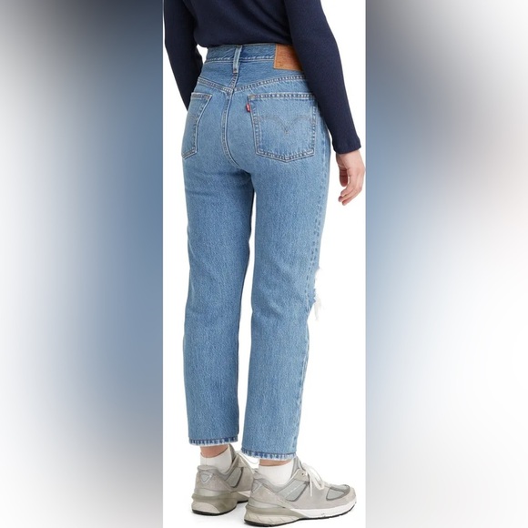 0212 501™ Ripped Crop Jeans LEVI'S® sz 28x26 light blue - Picture 3 of 9